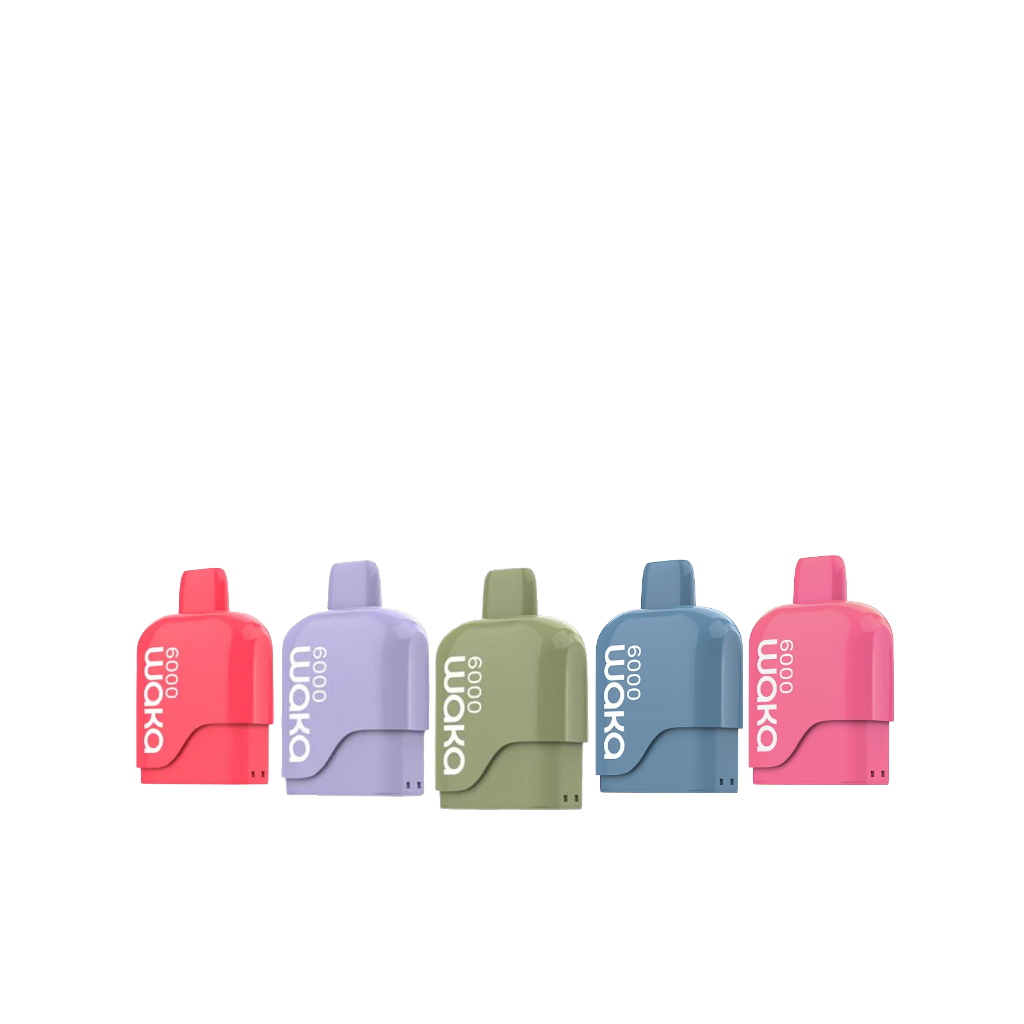 Pack de 5 Pods Waka B 6000 Hits Envio local y nacional